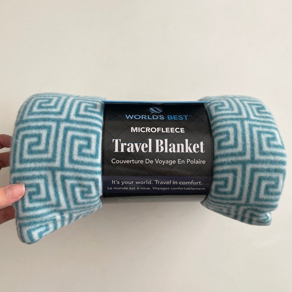 World's Best Microfleece Travel Blanket